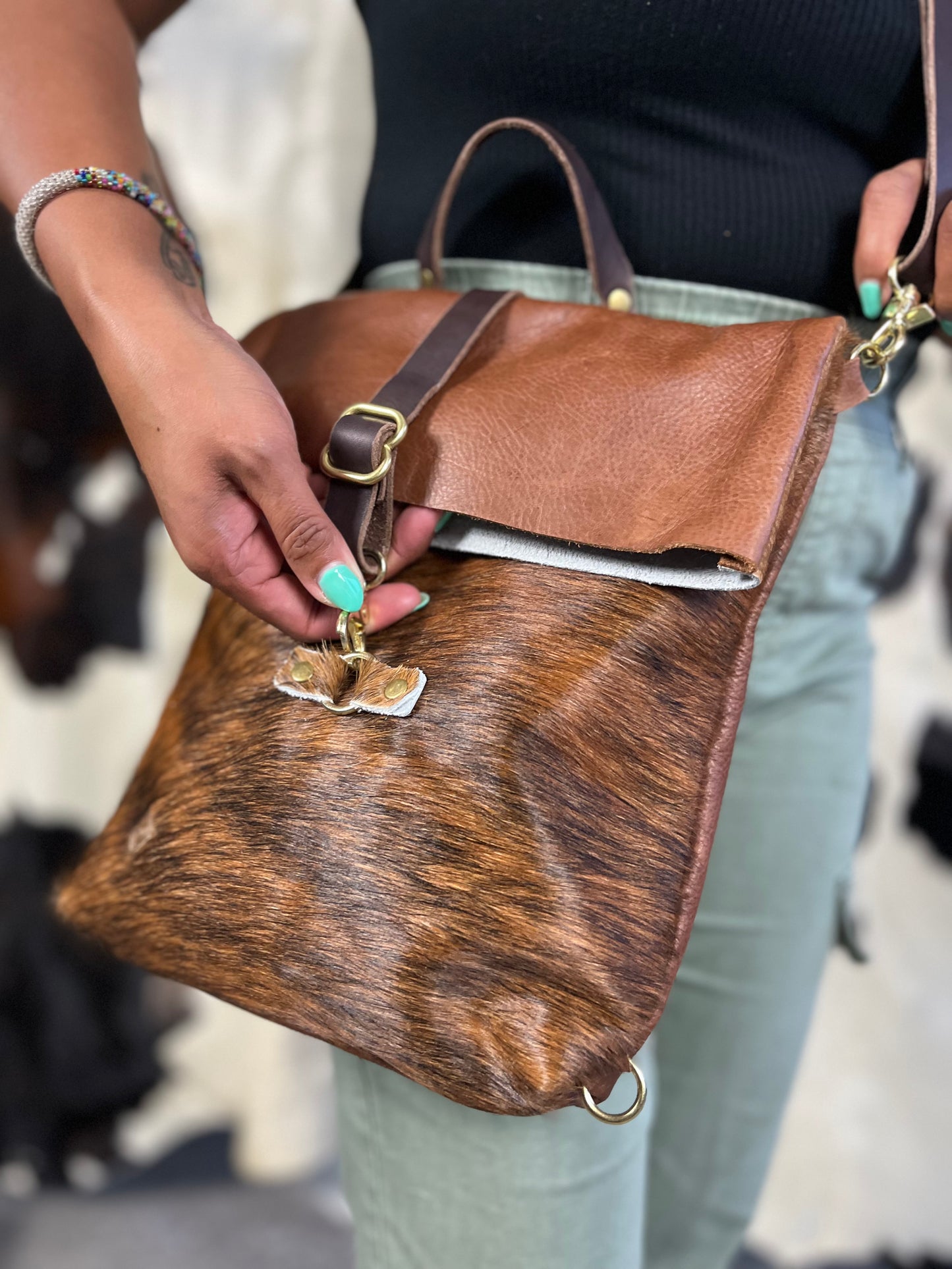 Medium Transition Bag - Two-tone