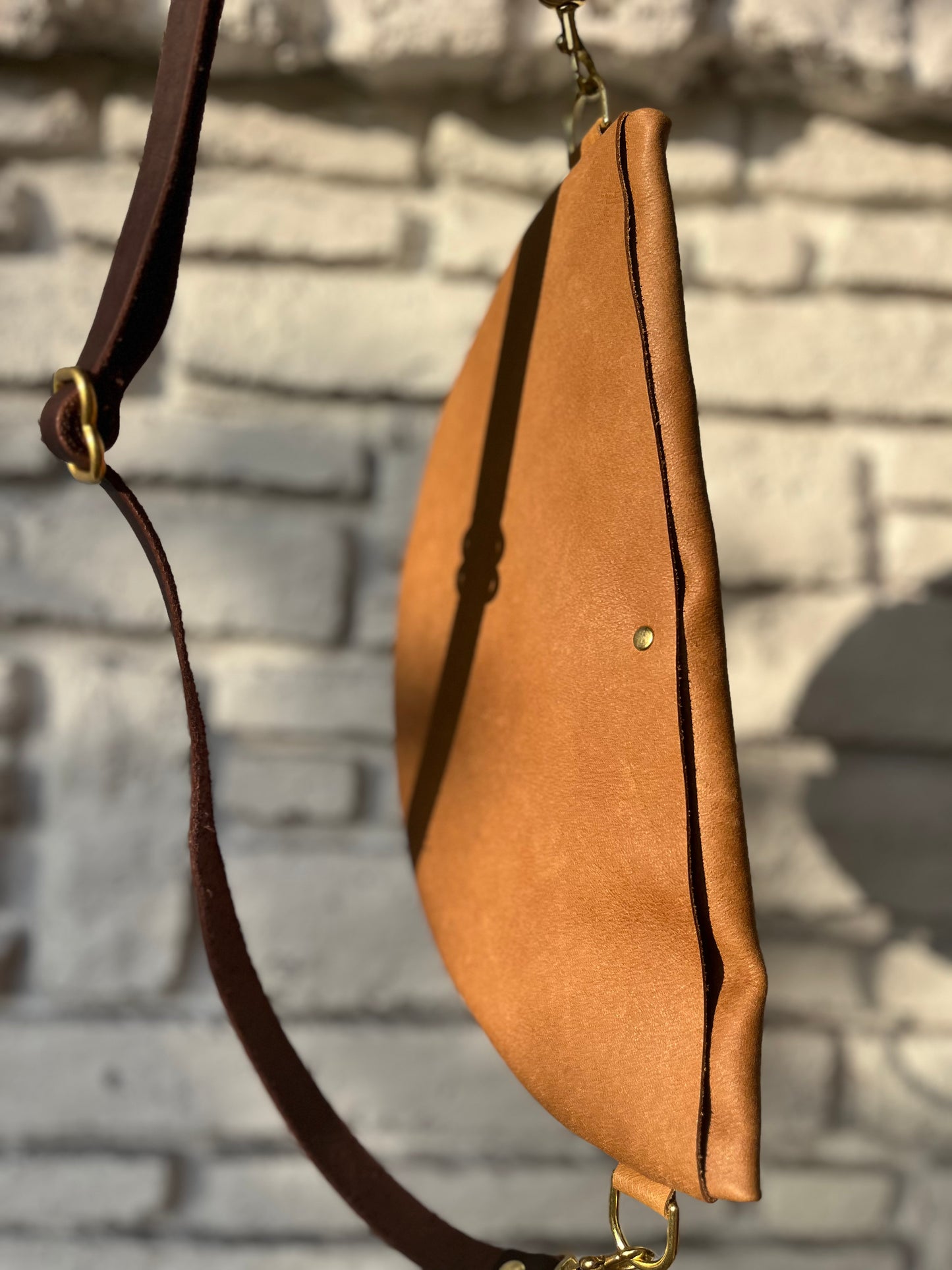 Agostino Sling Bag #1126 - Tan