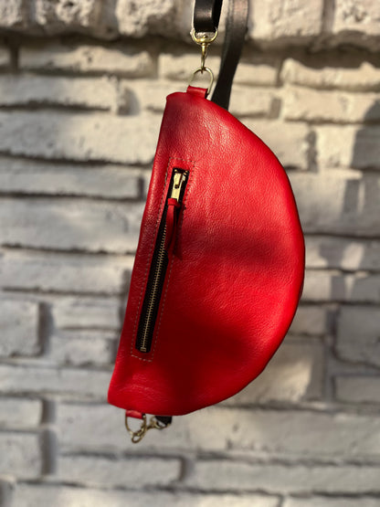 Agostino Sling Bag #1124 - Red