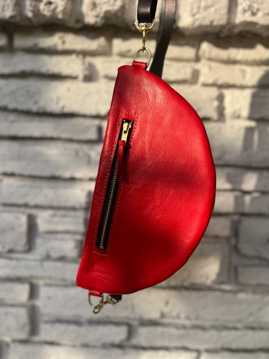 Agostino Sling Bag #1124 - Red