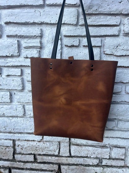 Large Tote - Cognac