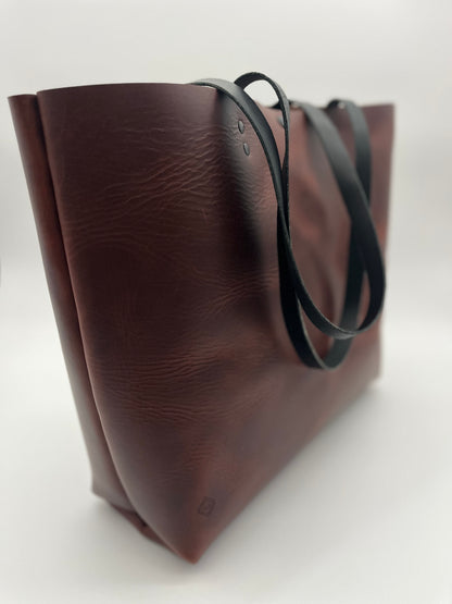 Oversized Work Tote - Wine
