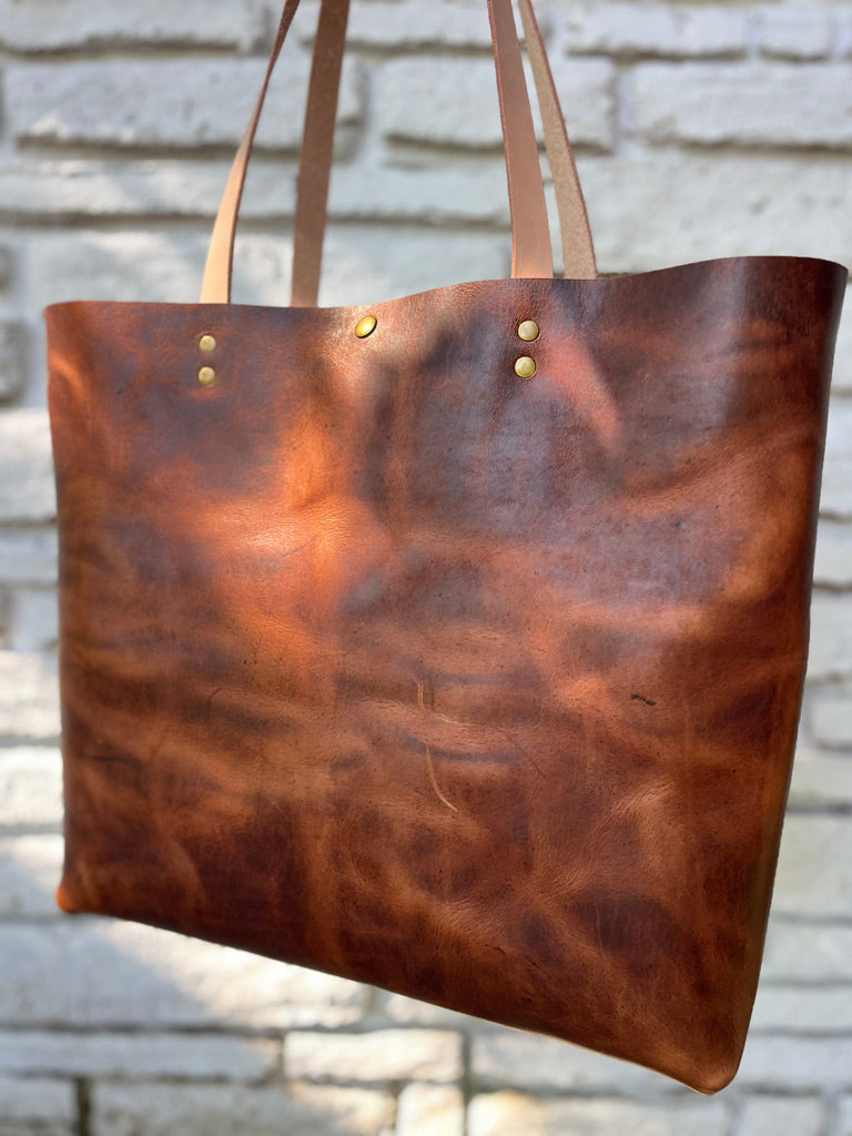 Oversized Work Tote #1121 - Brown