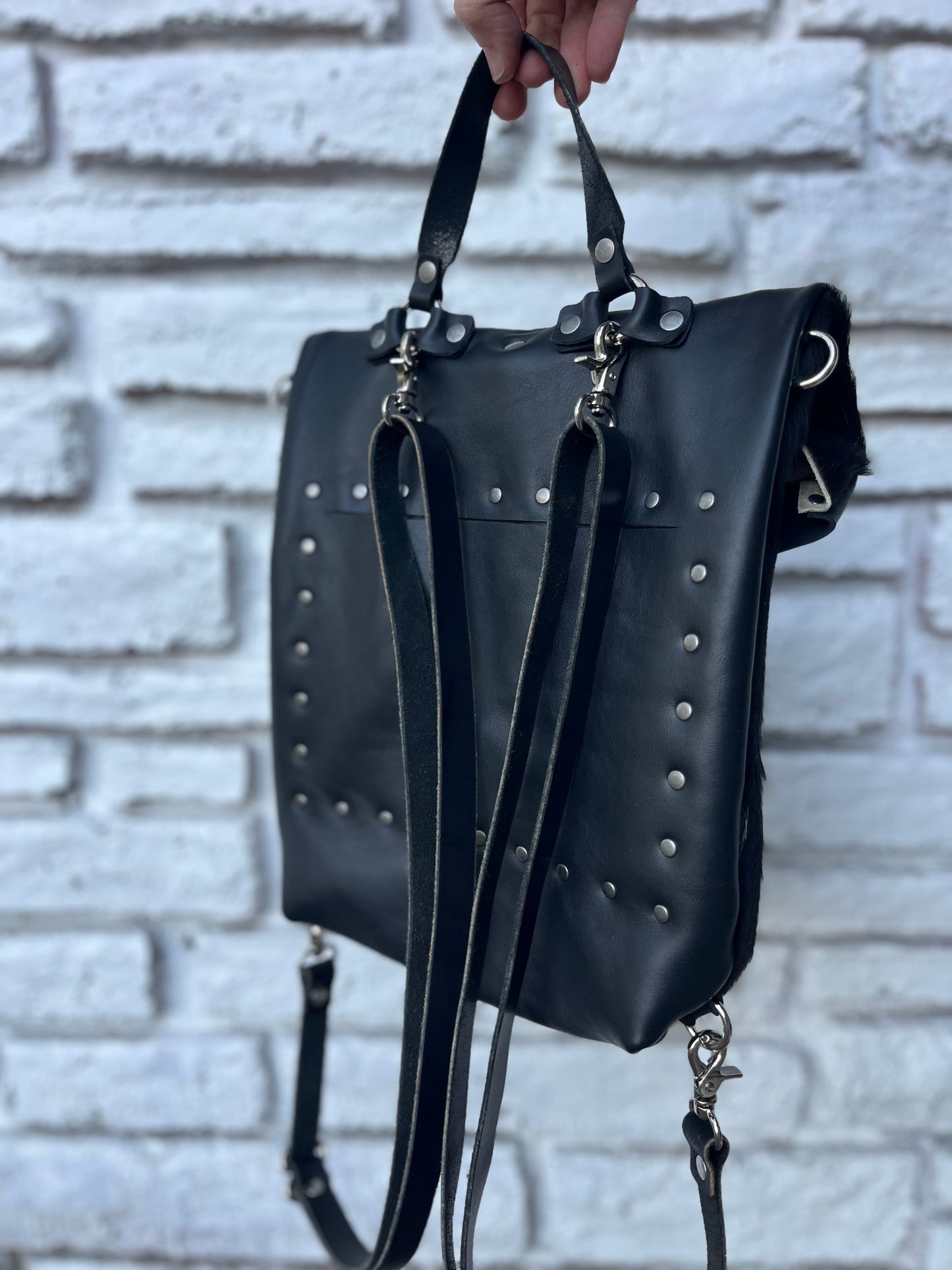 Medium Transition Bag - White/Black
