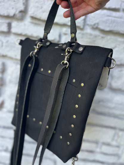 Medium Transition Bag - Salt & Pepper