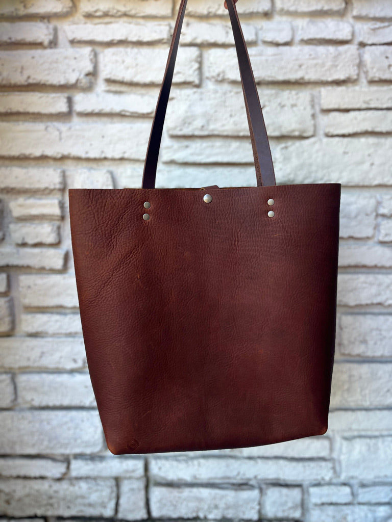 Large Tote - Brown