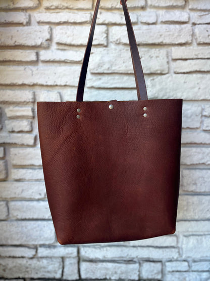 Large Tote - Brown