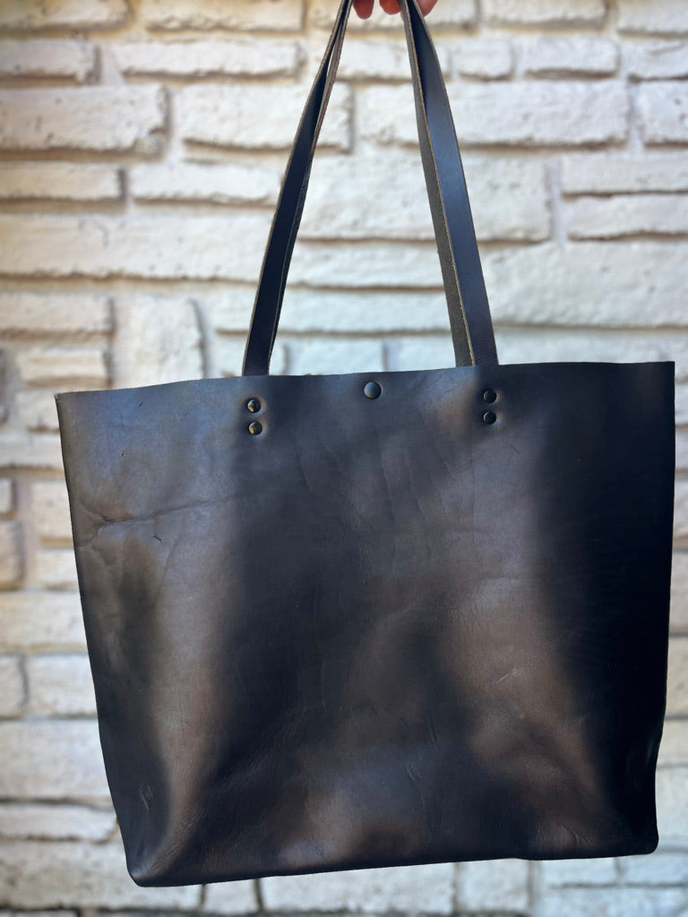 Oversized Work Tote - Black