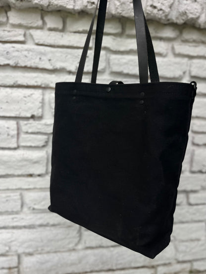 Large Tote Prototype - Canvas & Leather