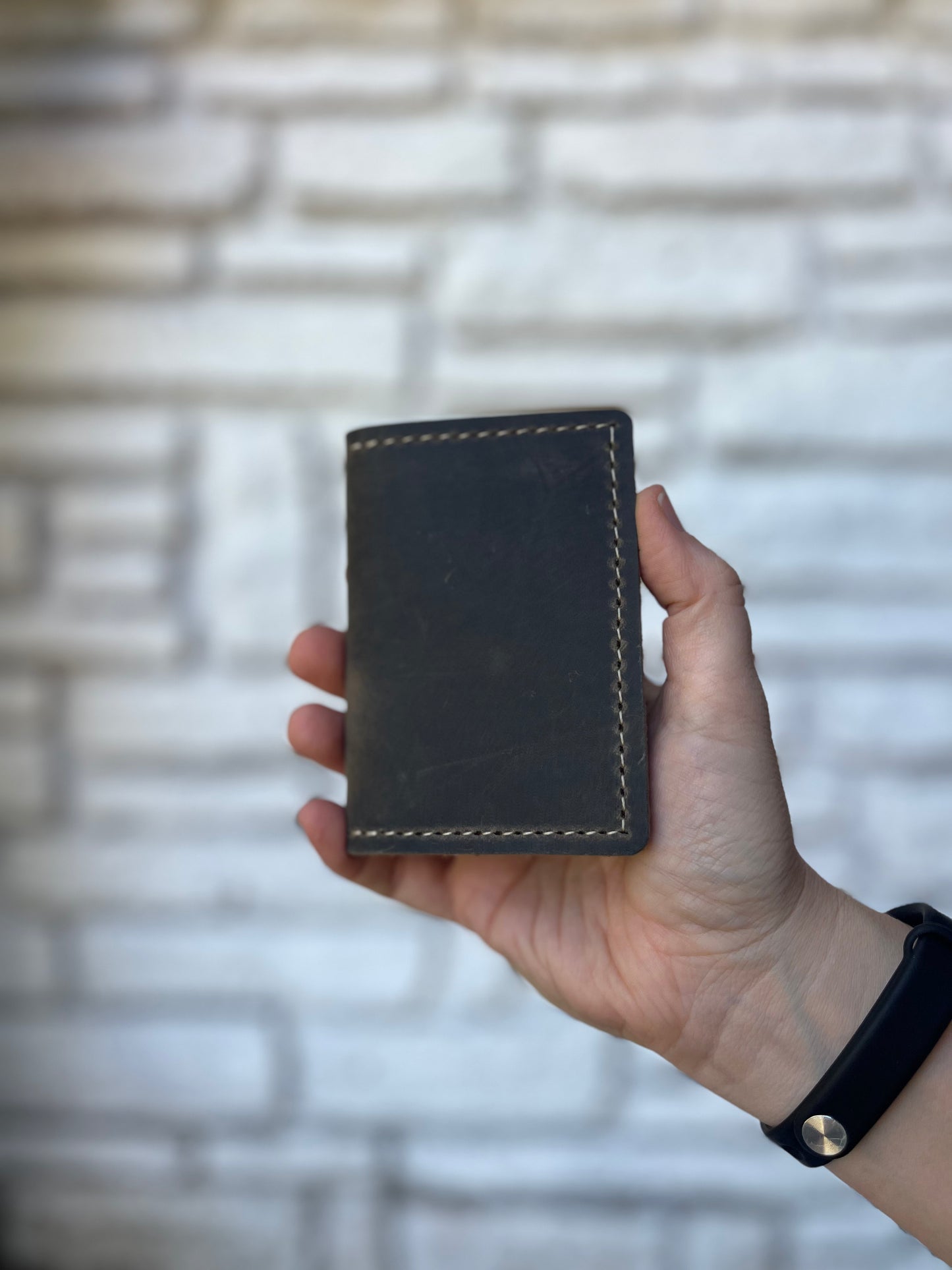 Franklin Wallet - Gray + Tan
