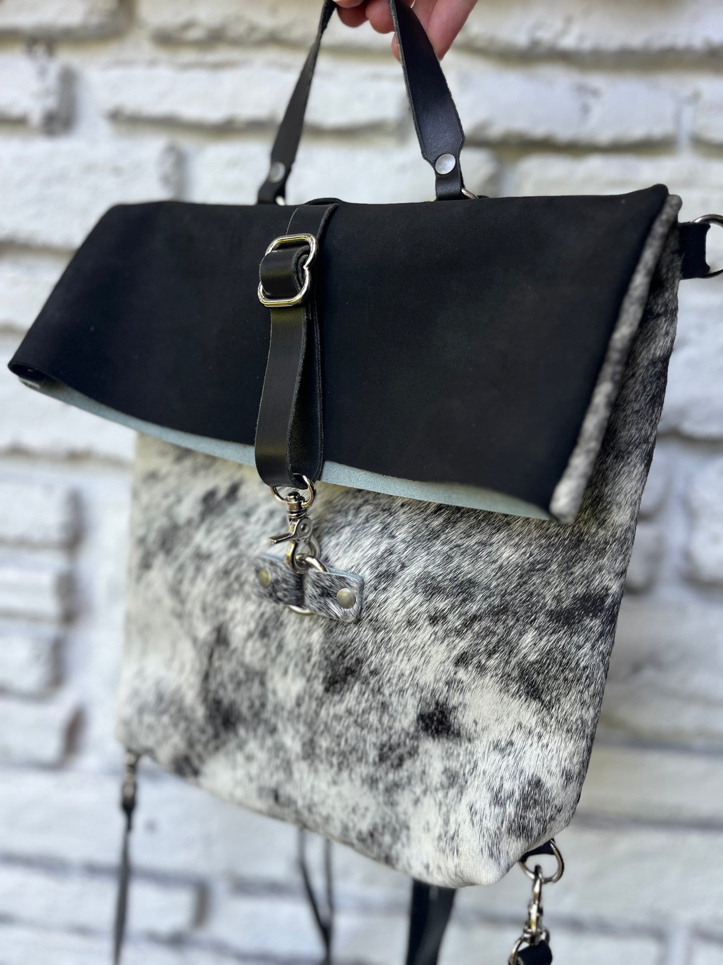 Medium Transition Bag - Salt & Pepper