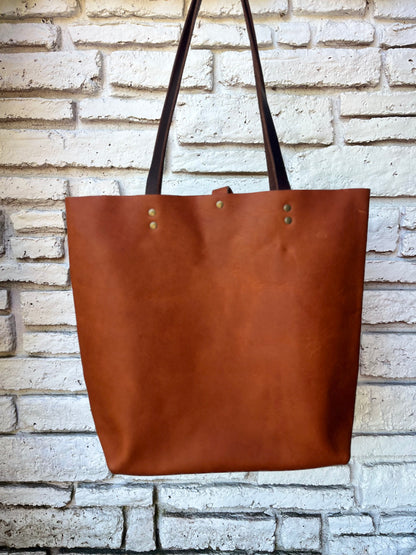 Large Tote - Tobacco