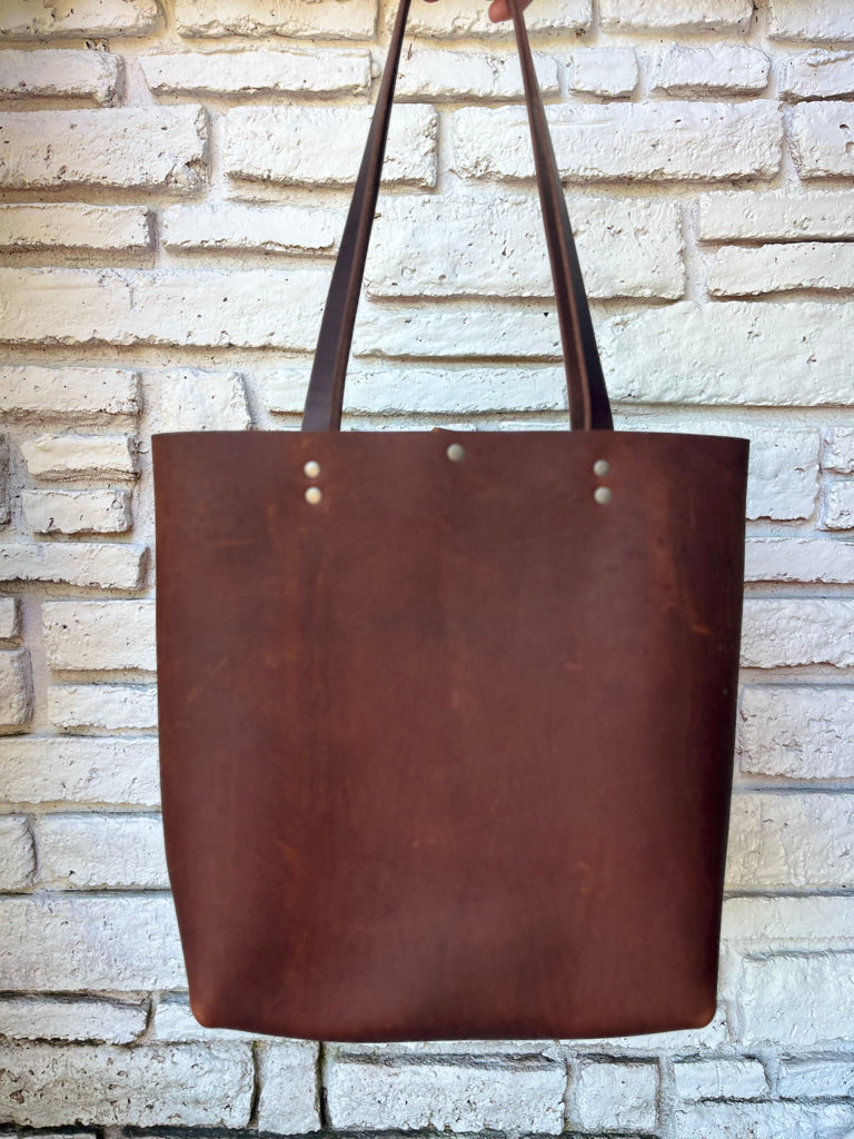 Large Tote - Brown