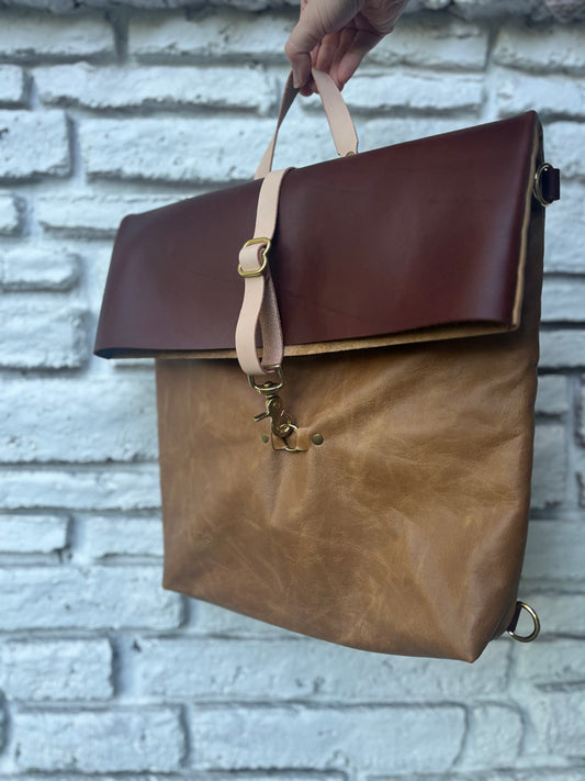Transition Bag - Tan + Brown