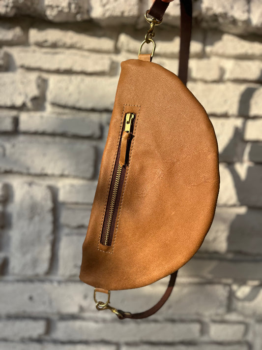 Agostino Sling Bag #1126 - Tan