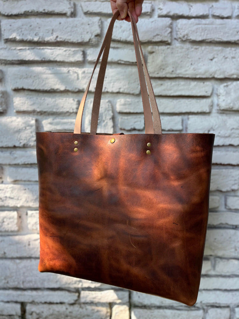 Oversized Work Tote #1121 - Brown