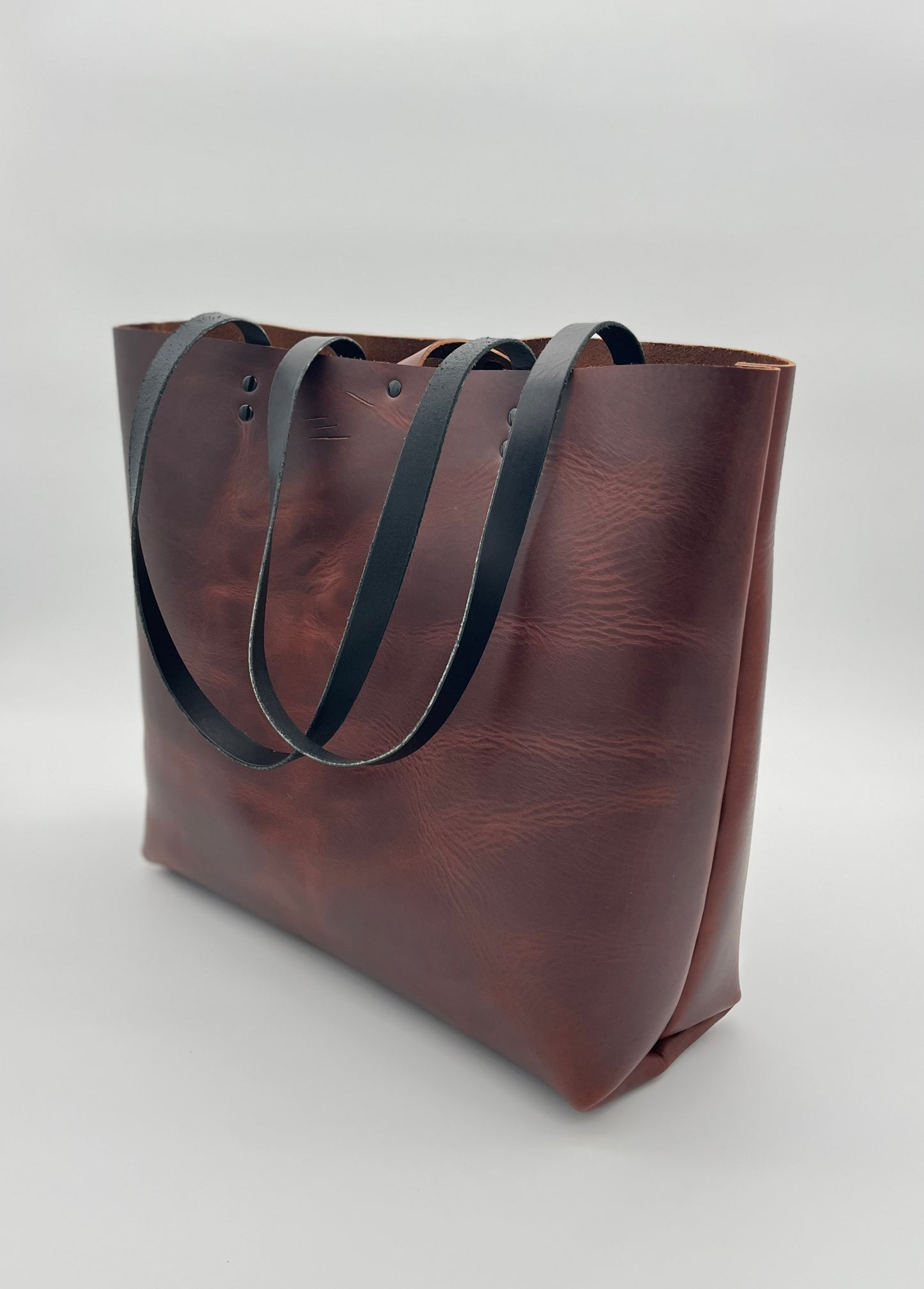 Oversized Work Tote - Wine