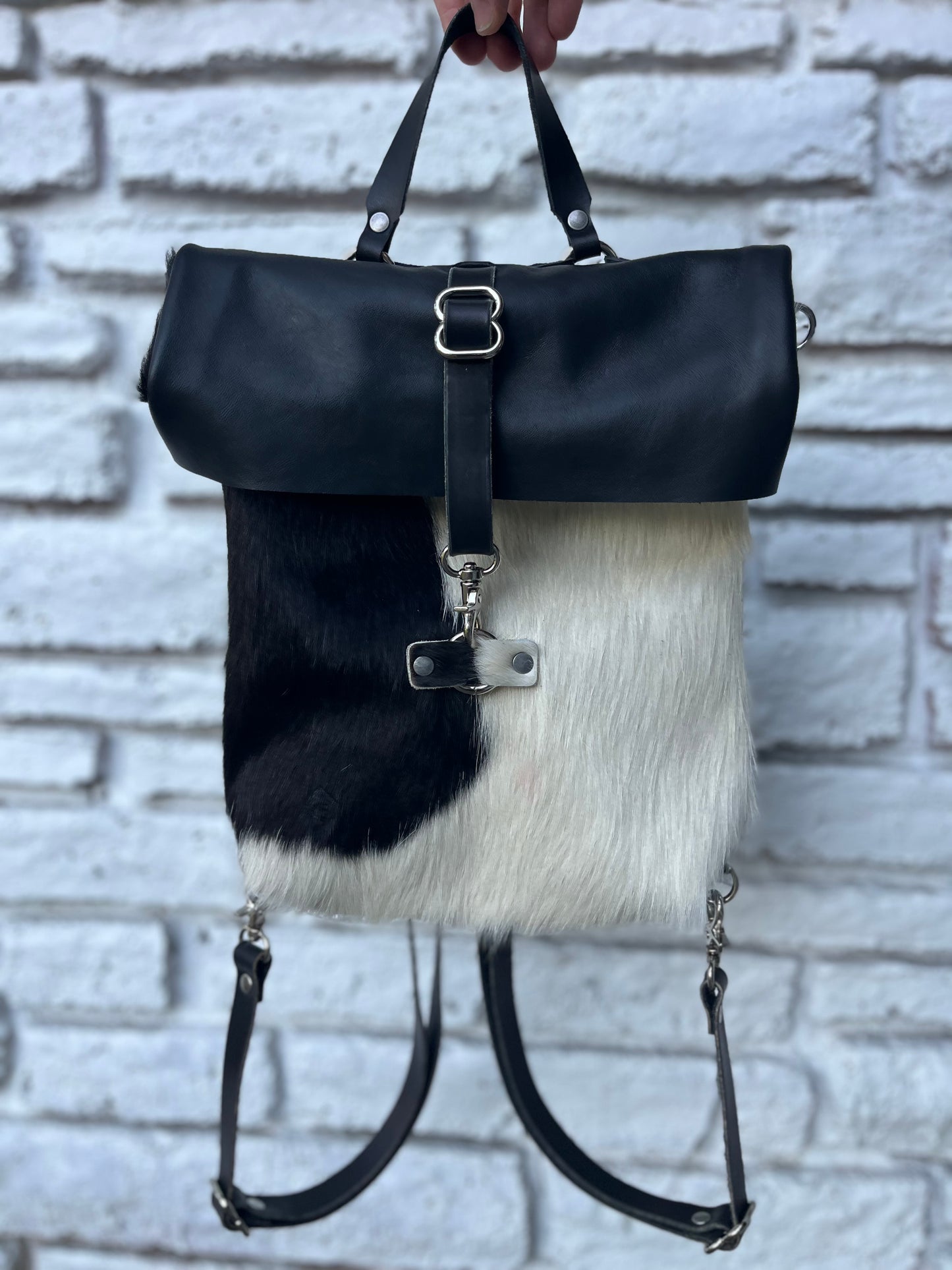 Medium Transition Bag - White/Black