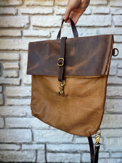 Transition Bag - Tan + Brown