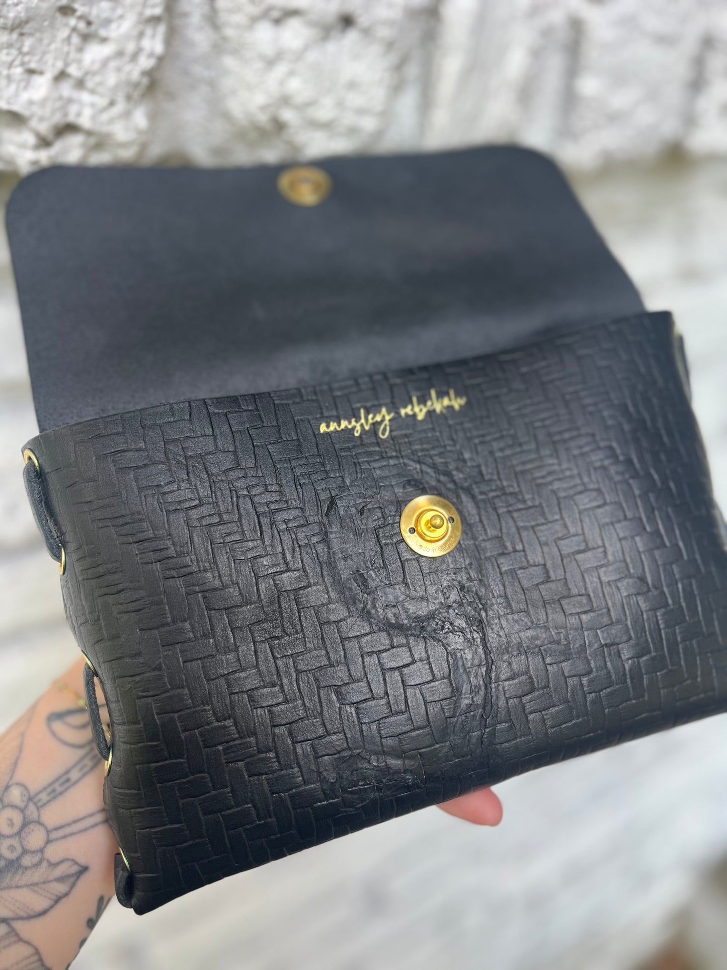 Esmé Minaudière with Brand Mark
